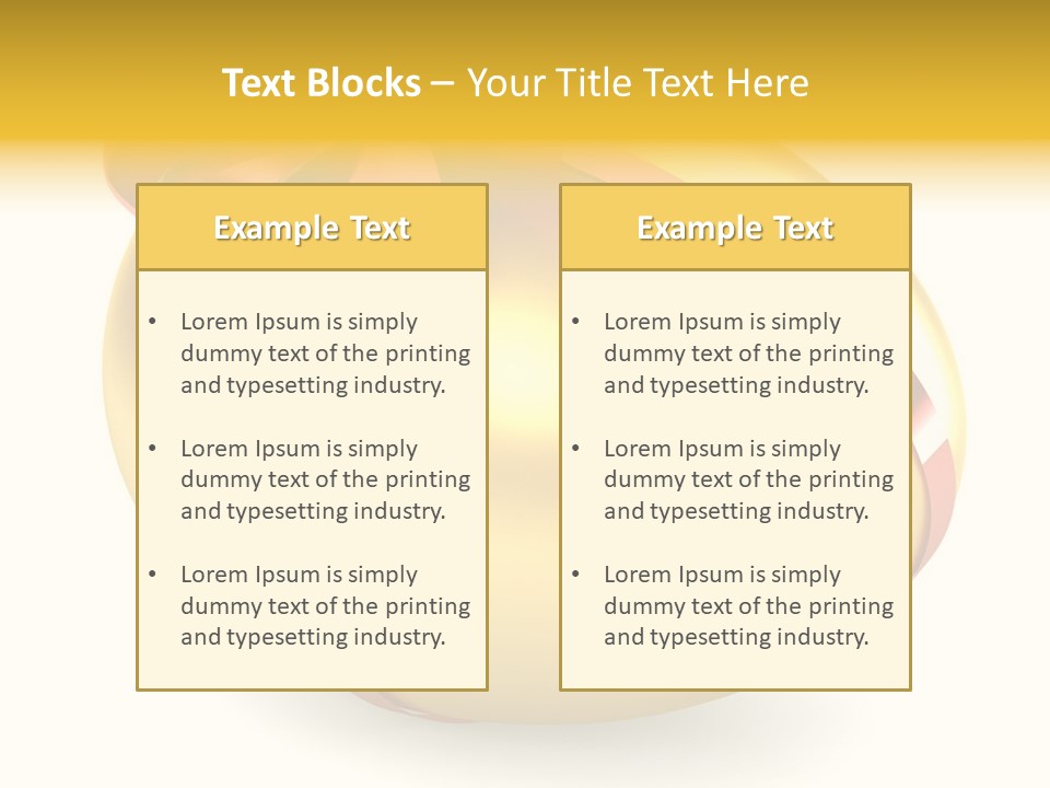 Golden Egg PowerPoint Template