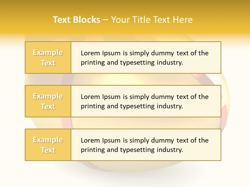 Golden Egg PowerPoint Template