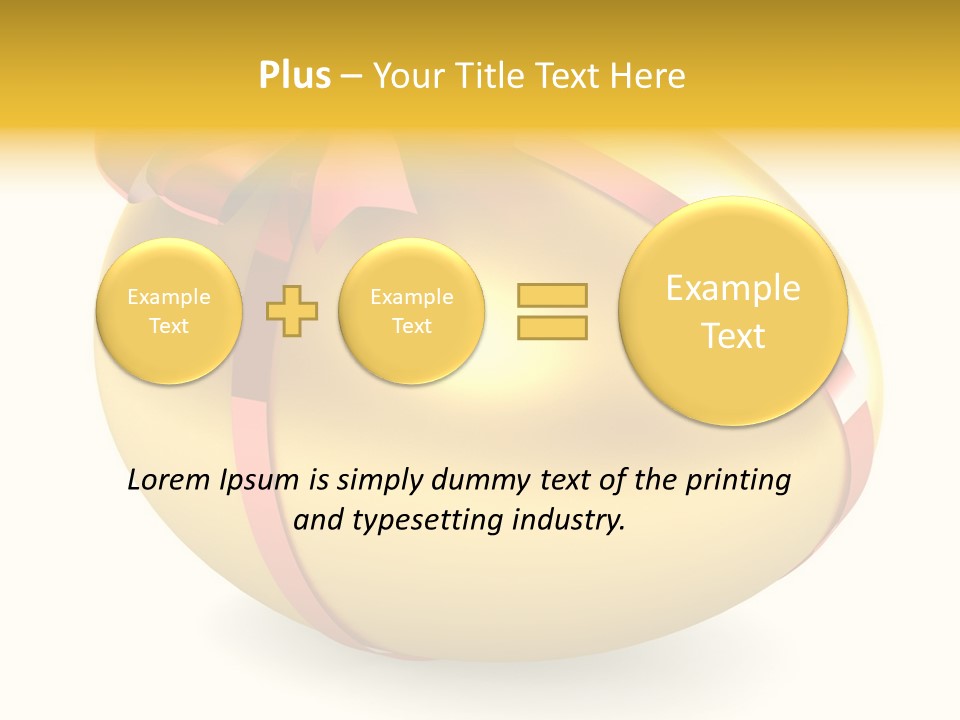 Golden Egg PowerPoint Template
