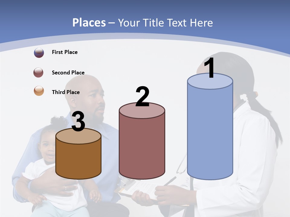 A Doctor Talking To A Woman And A Baby PowerPoint Template