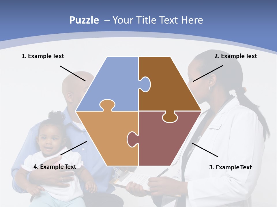 A Doctor Talking To A Woman And A Baby PowerPoint Template