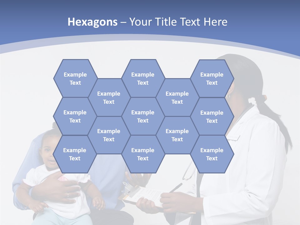 A Doctor Talking To A Woman And A Baby PowerPoint Template