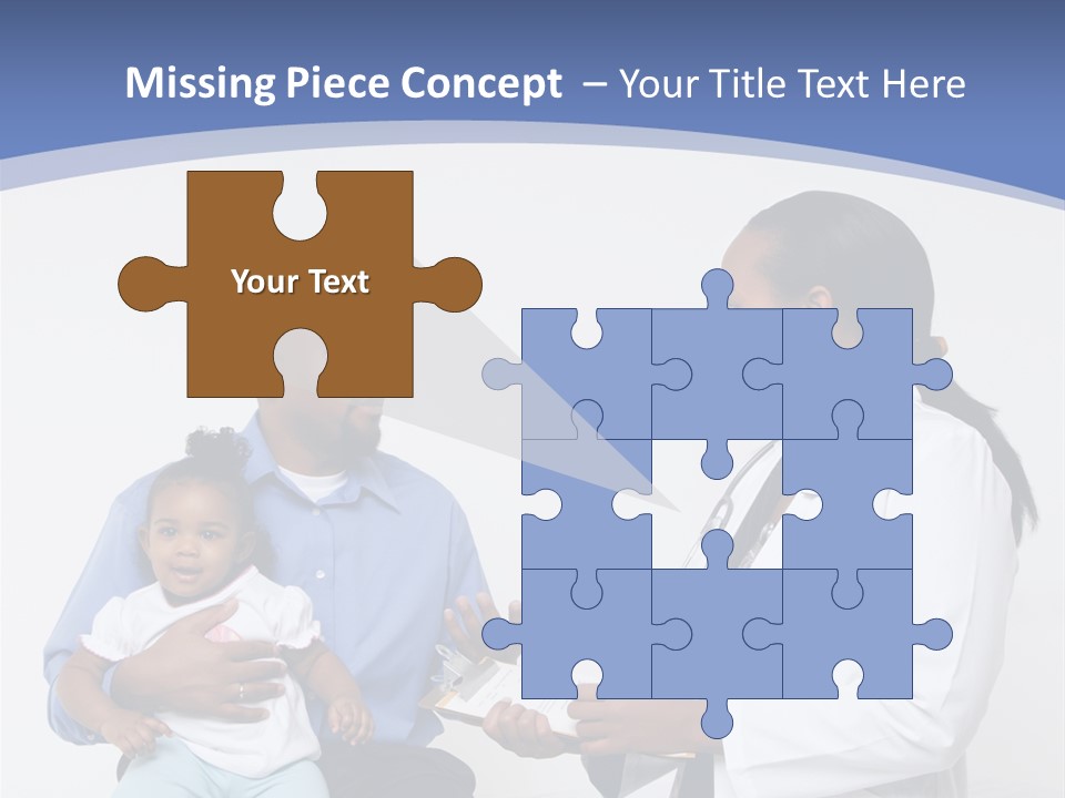 A Doctor Talking To A Woman And A Baby PowerPoint Template