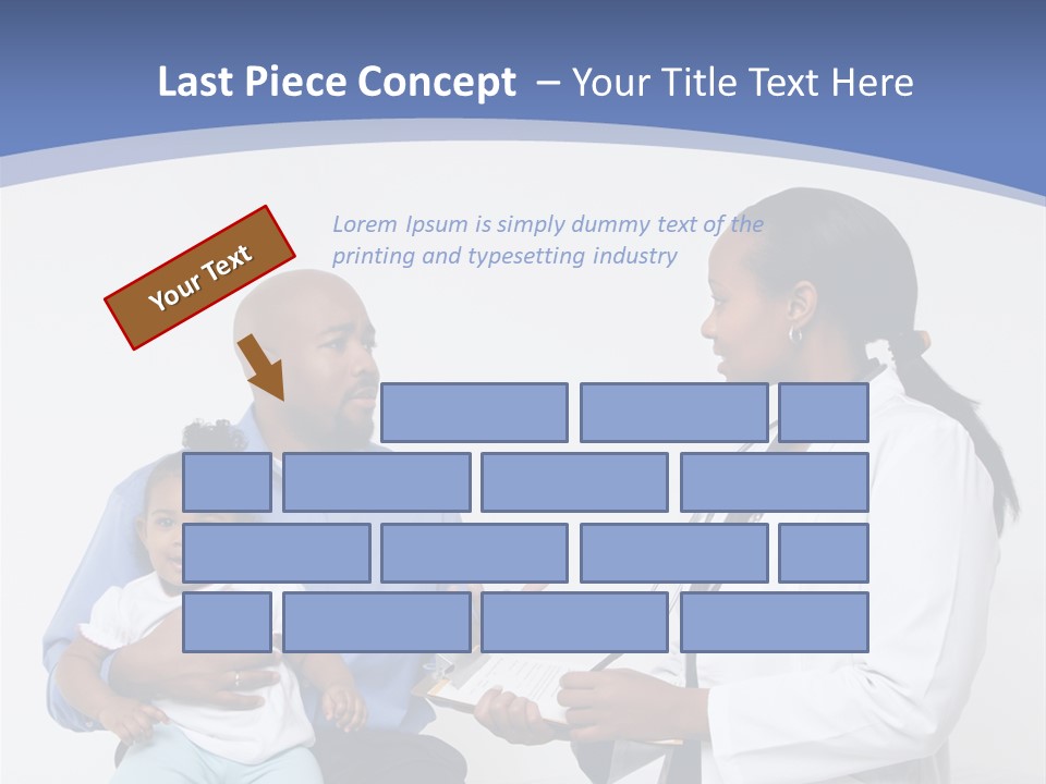 A Doctor Talking To A Woman And A Baby PowerPoint Template