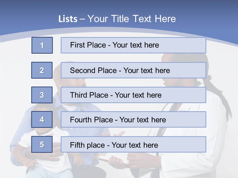 A Doctor Talking To A Woman And A Baby PowerPoint Template