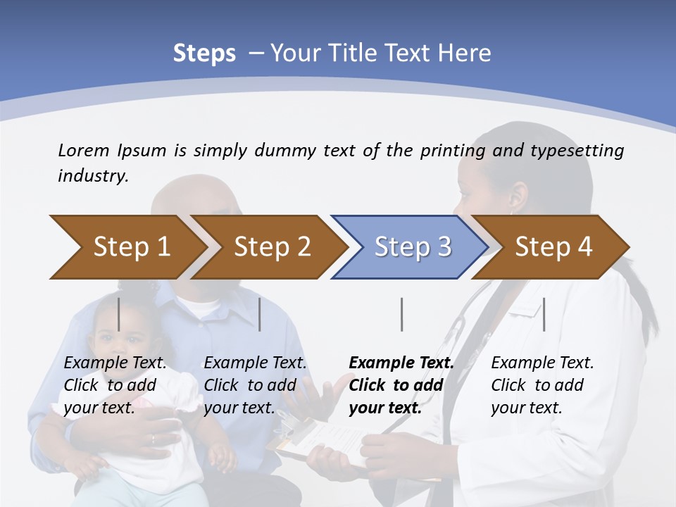 A Doctor Talking To A Woman And A Baby PowerPoint Template