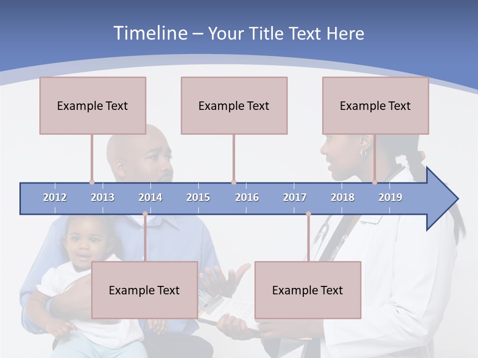 A Doctor Talking To A Woman And A Baby PowerPoint Template