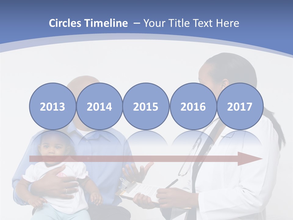 A Doctor Talking To A Woman And A Baby PowerPoint Template