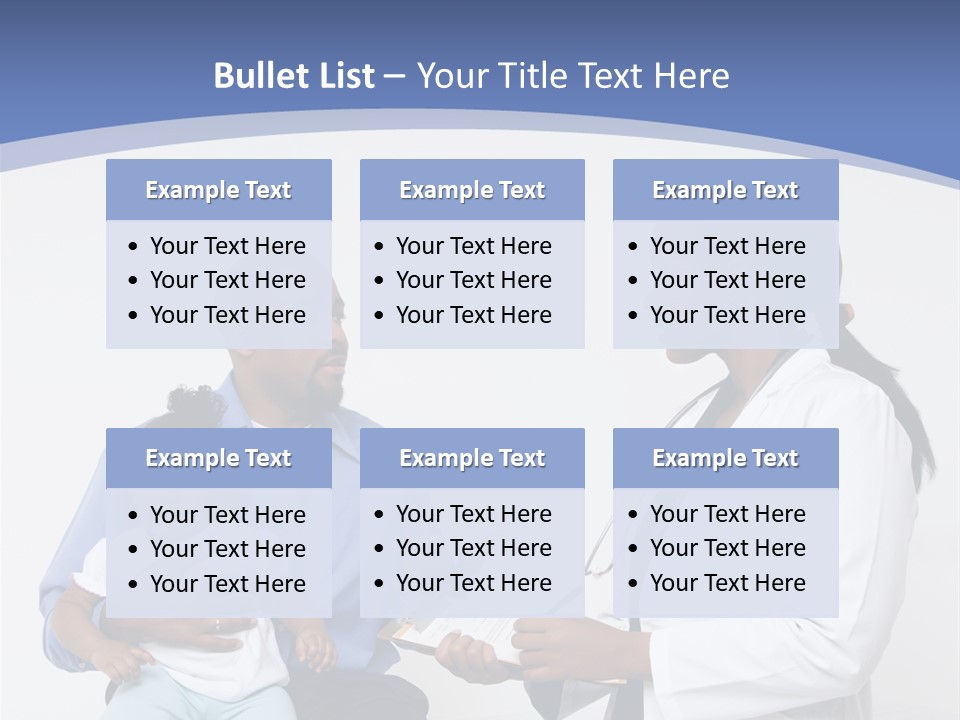 A Doctor Talking To A Woman And A Baby PowerPoint Template