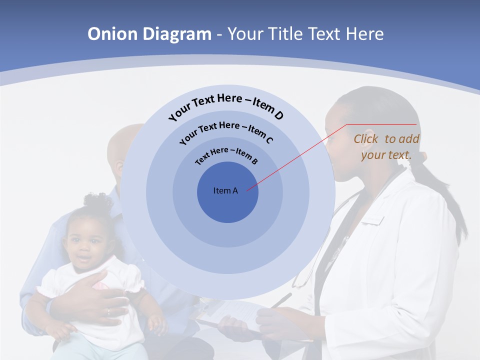 A Doctor Talking To A Woman And A Baby PowerPoint Template
