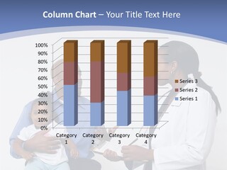 A Doctor Talking To A Woman And A Baby PowerPoint Template