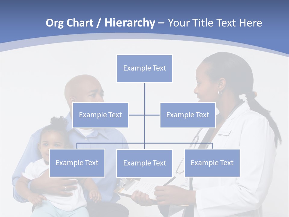A Doctor Talking To A Woman And A Baby PowerPoint Template