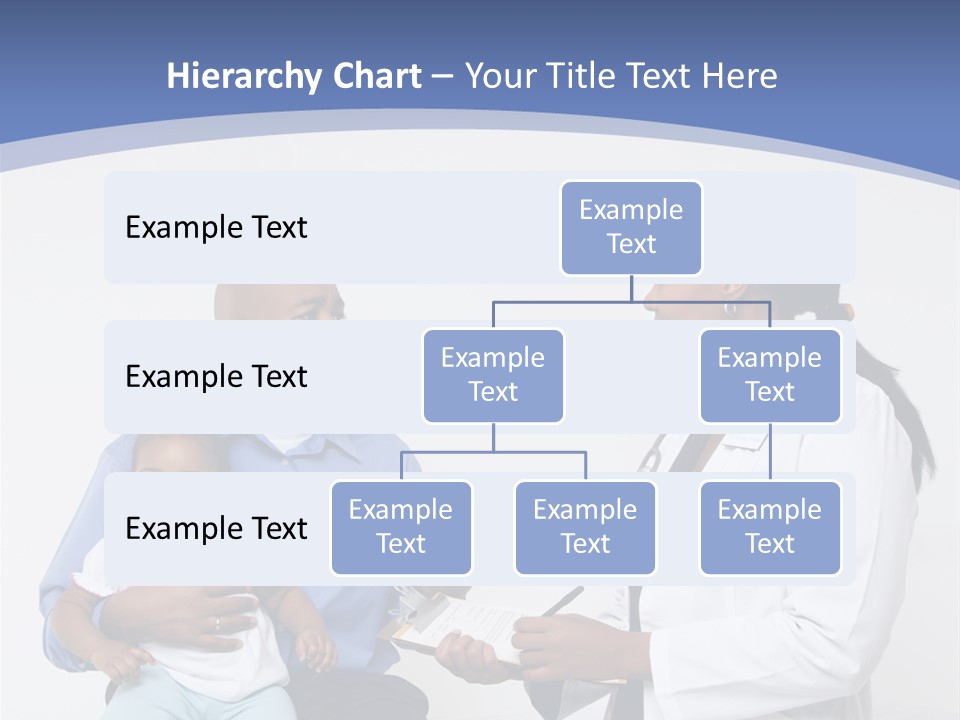 A Doctor Talking To A Woman And A Baby PowerPoint Template