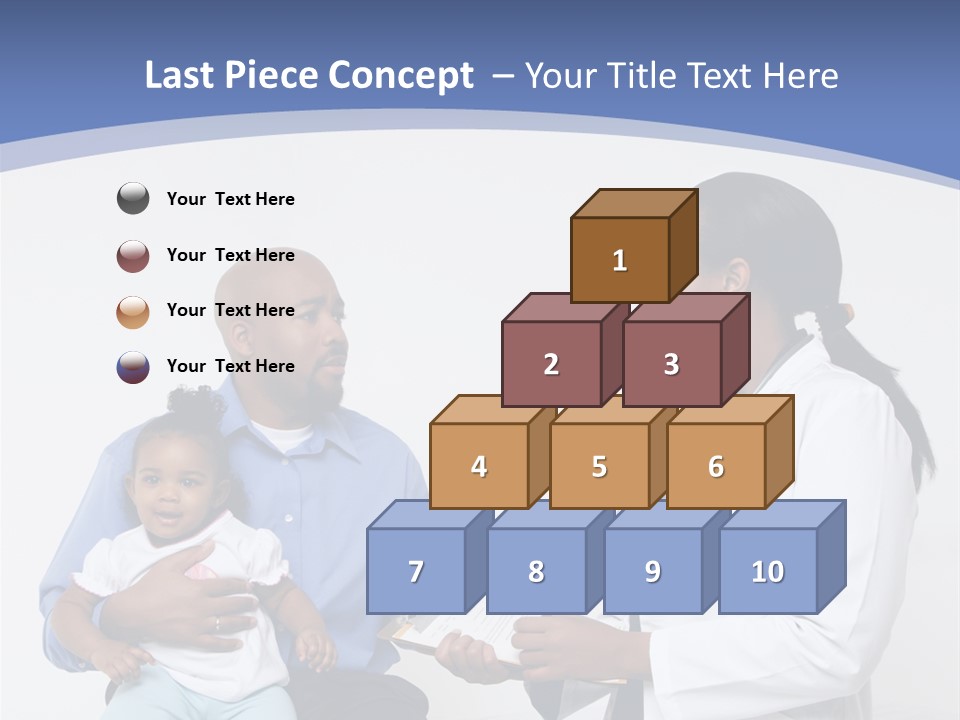 A Doctor Talking To A Woman And A Baby PowerPoint Template