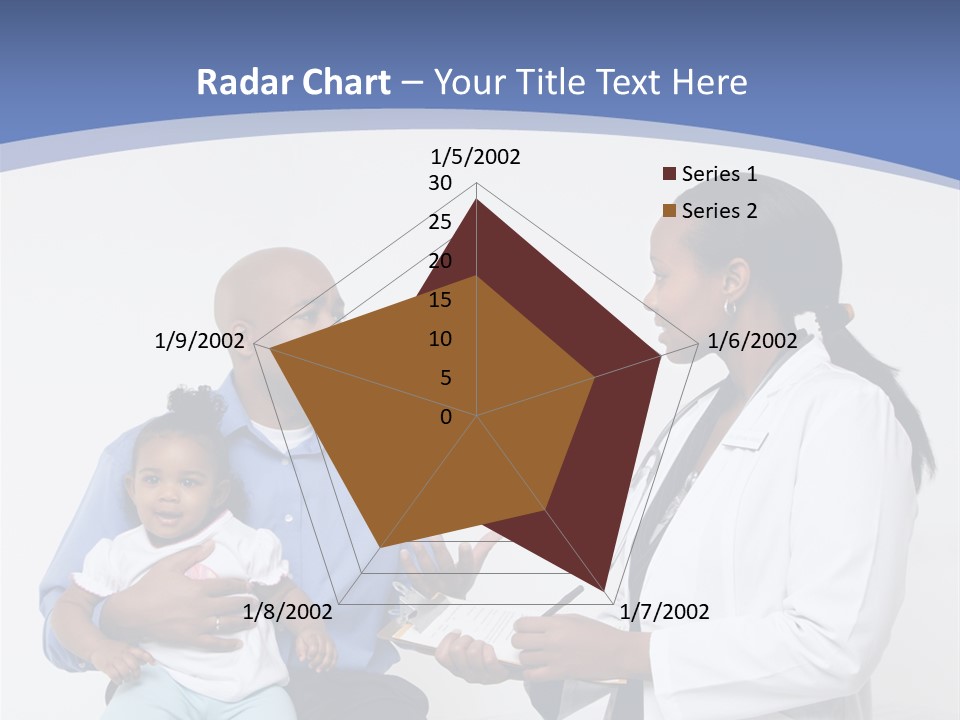 A Doctor Talking To A Woman And A Baby PowerPoint Template