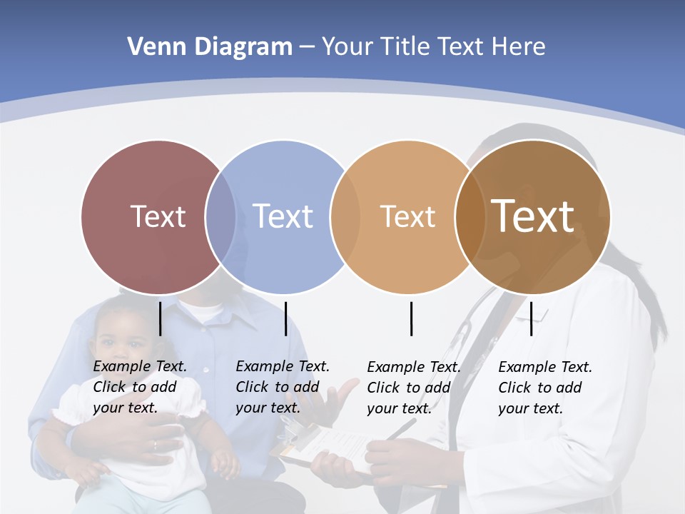 A Doctor Talking To A Woman And A Baby PowerPoint Template