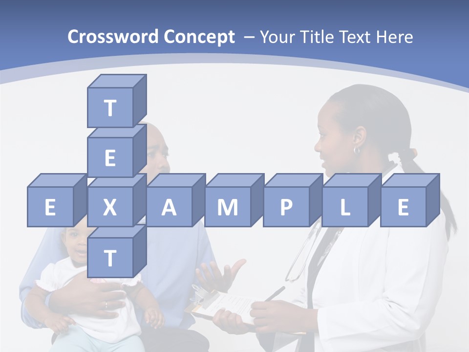 A Doctor Talking To A Woman And A Baby PowerPoint Template