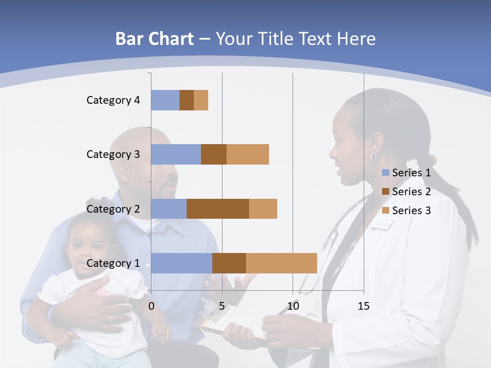 A Doctor Talking To A Woman And A Baby PowerPoint Template