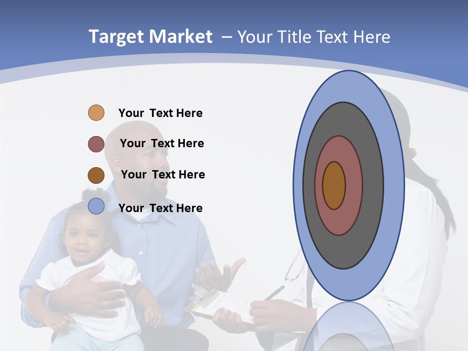 A Doctor Talking To A Woman And A Baby PowerPoint Template