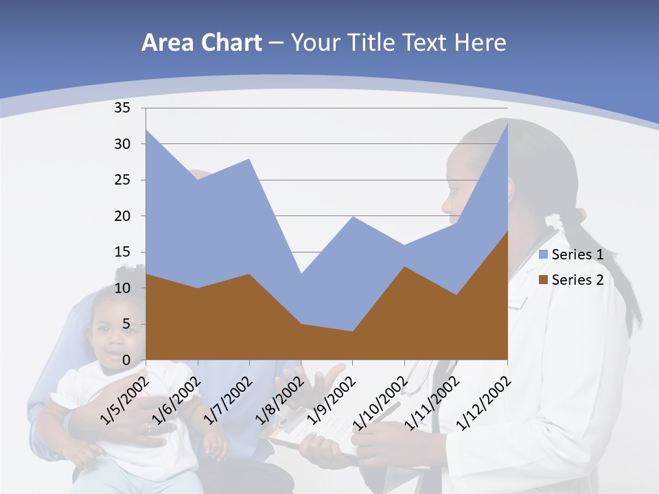 A Doctor Talking To A Woman And A Baby PowerPoint Template