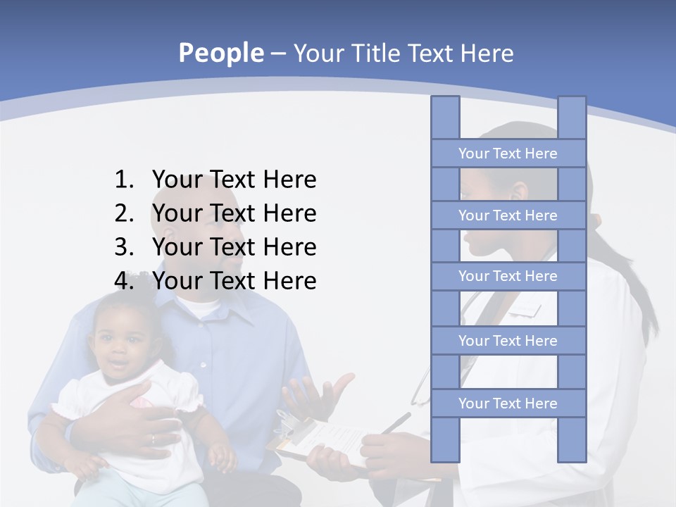 A Doctor Talking To A Woman And A Baby PowerPoint Template