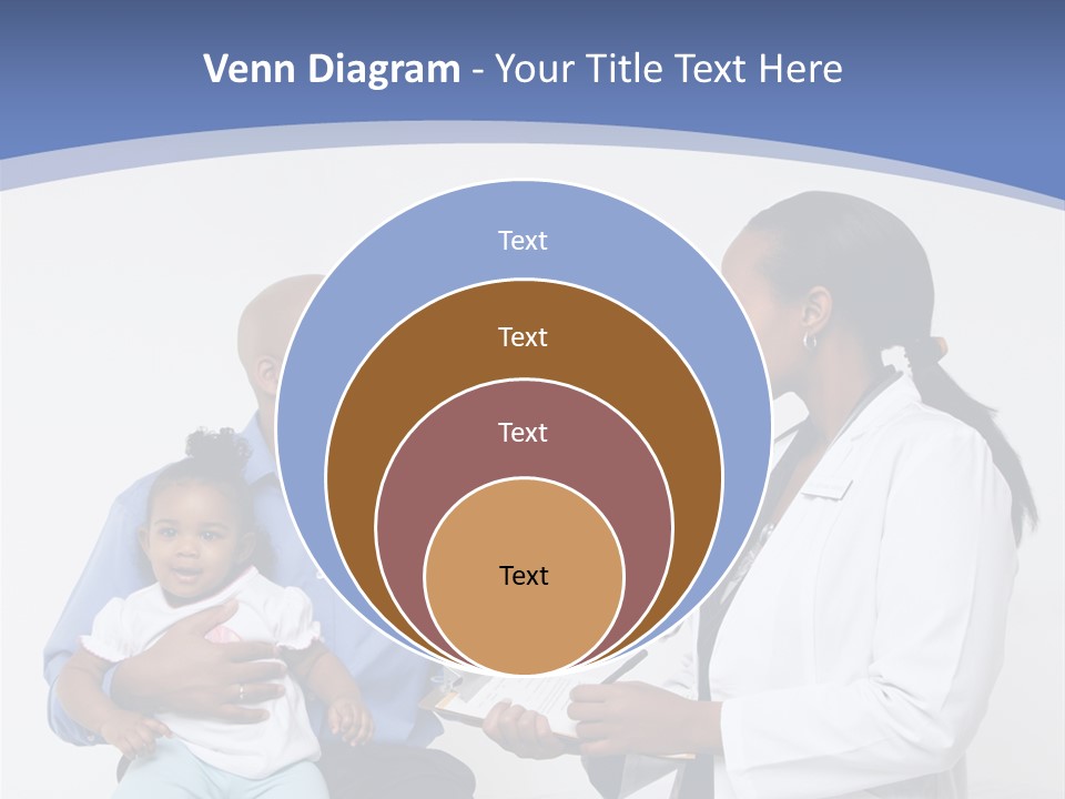 A Doctor Talking To A Woman And A Baby PowerPoint Template