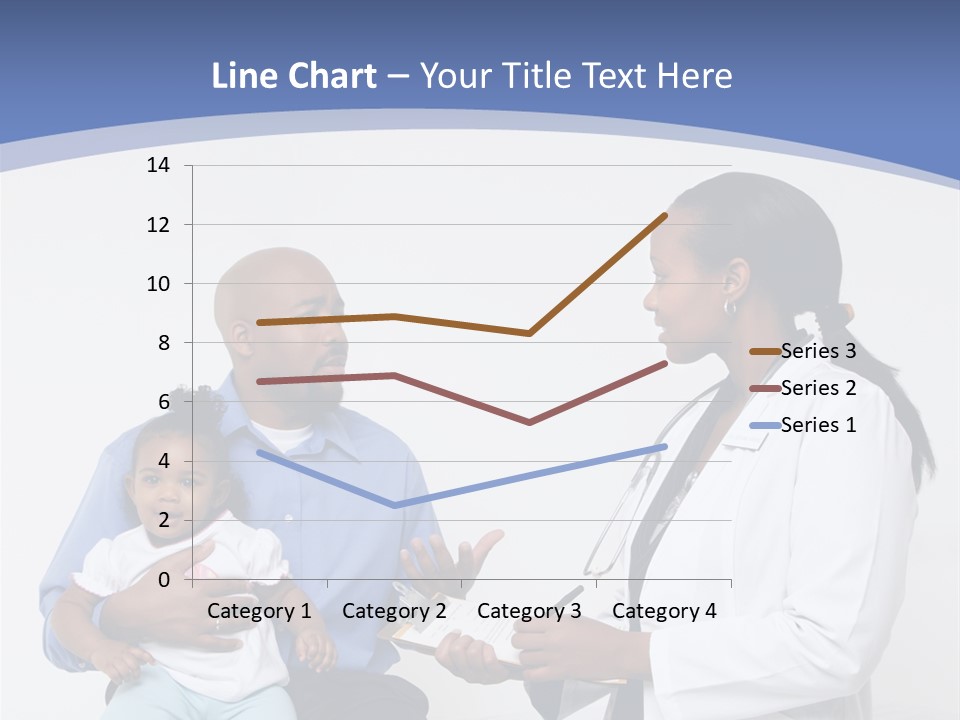 A Doctor Talking To A Woman And A Baby PowerPoint Template