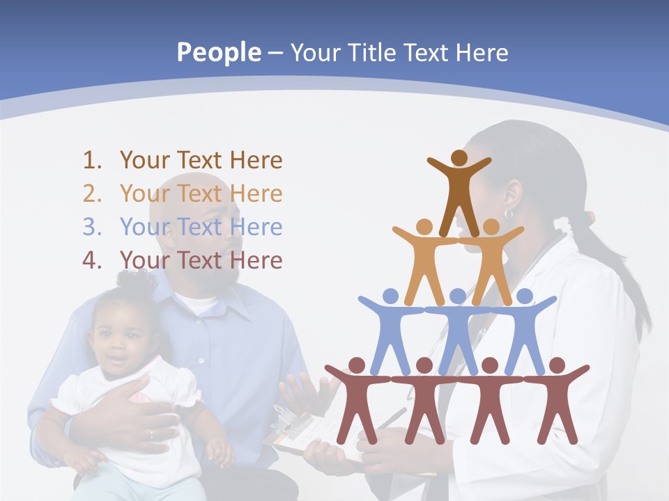 A Doctor Talking To A Woman And A Baby PowerPoint Template