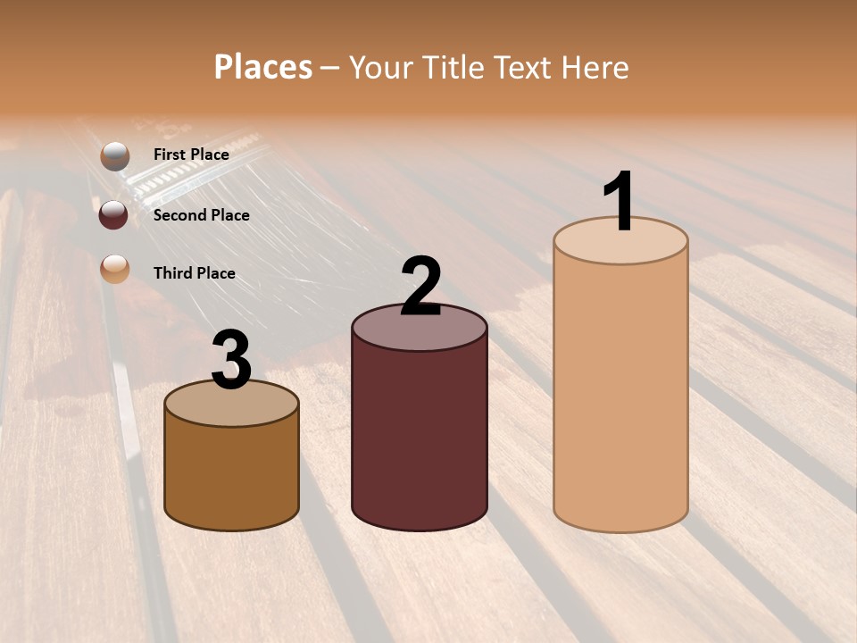 Painting Teak Furniture PowerPoint Template