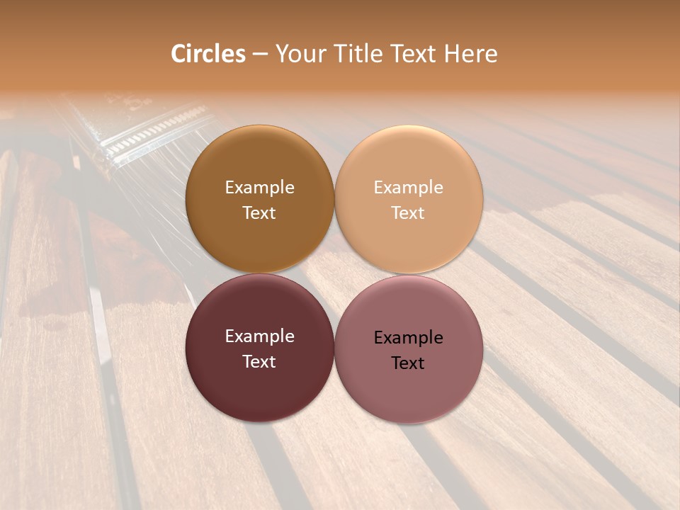 Painting Teak Furniture PowerPoint Template