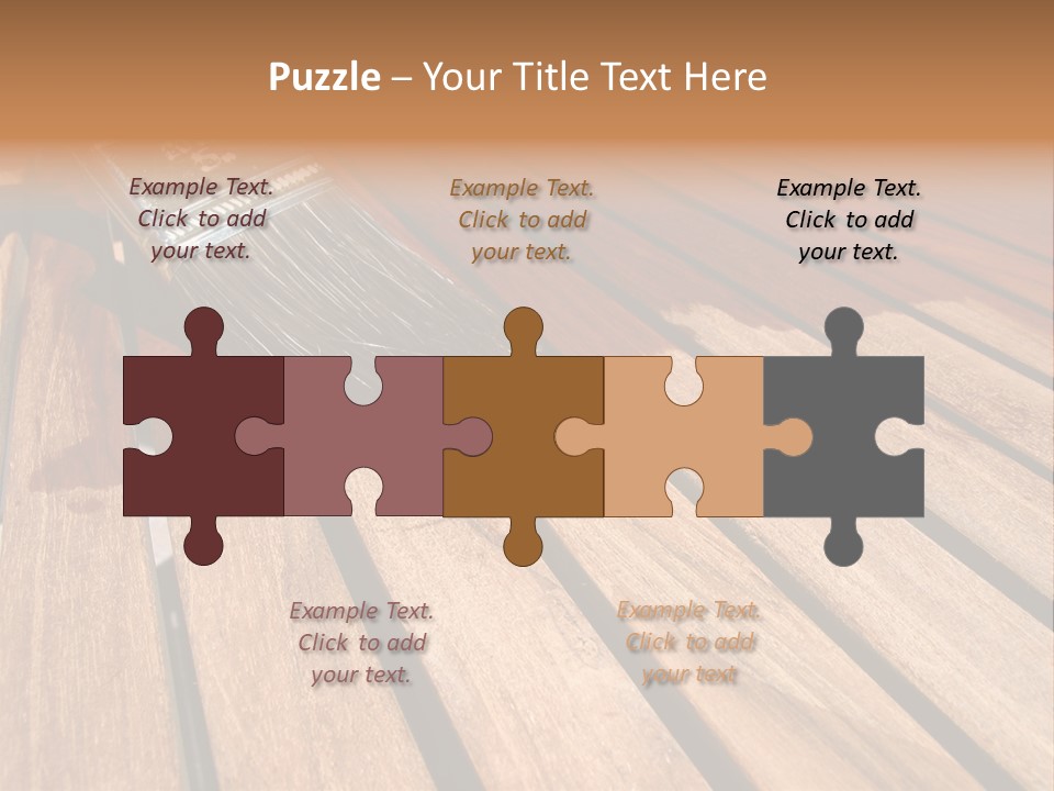 Painting Teak Furniture PowerPoint Template