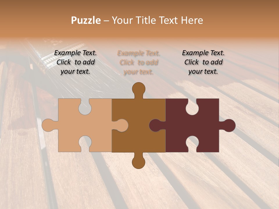 Painting Teak Furniture PowerPoint Template