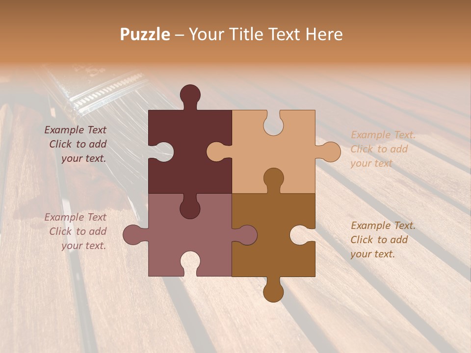 Painting Teak Furniture PowerPoint Template