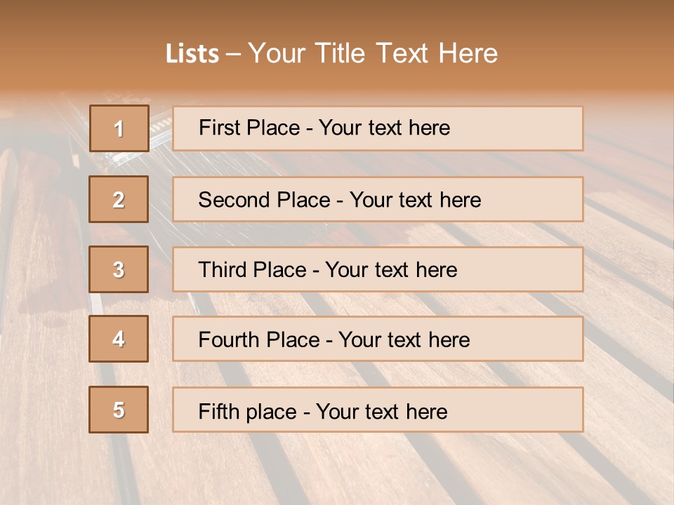 Painting Teak Furniture PowerPoint Template
