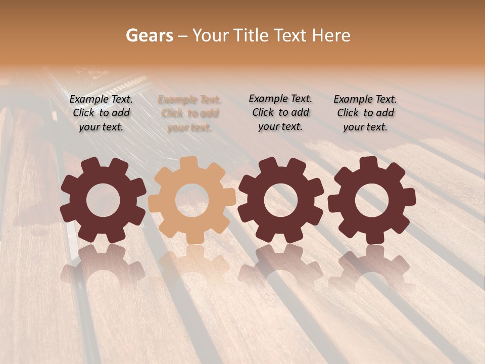 Painting Teak Furniture PowerPoint Template