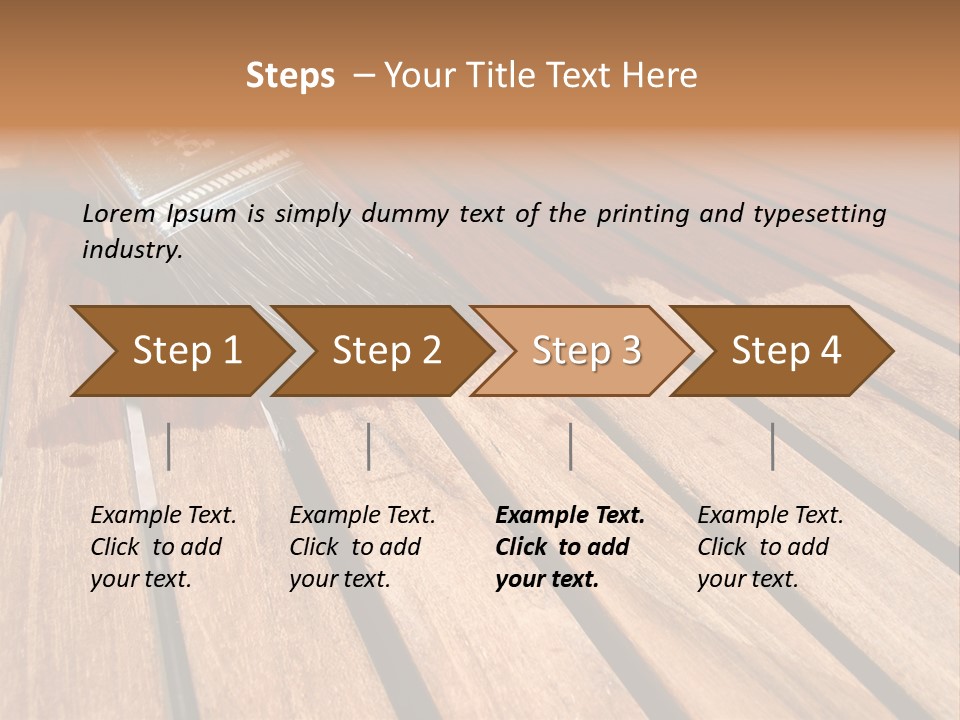 Painting Teak Furniture PowerPoint Template