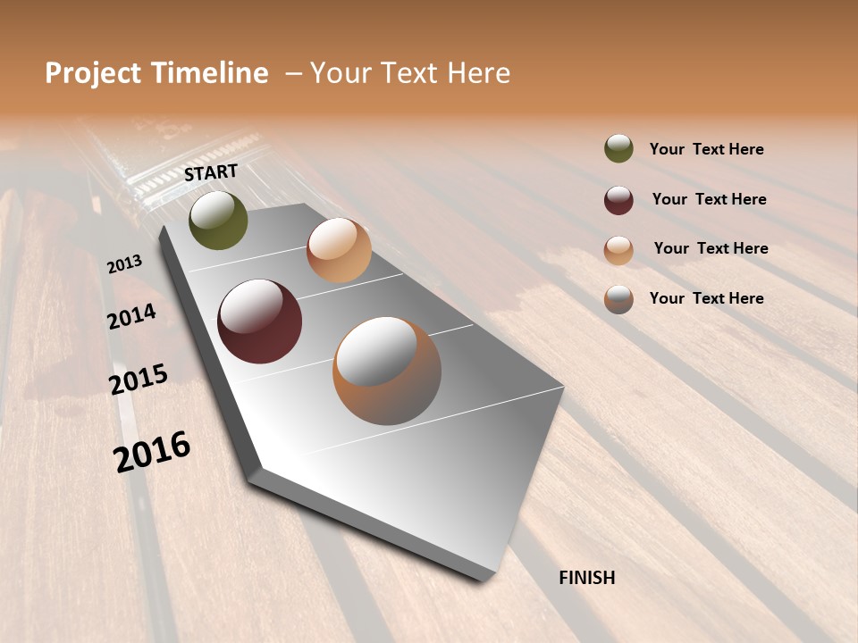 Painting Teak Furniture PowerPoint Template