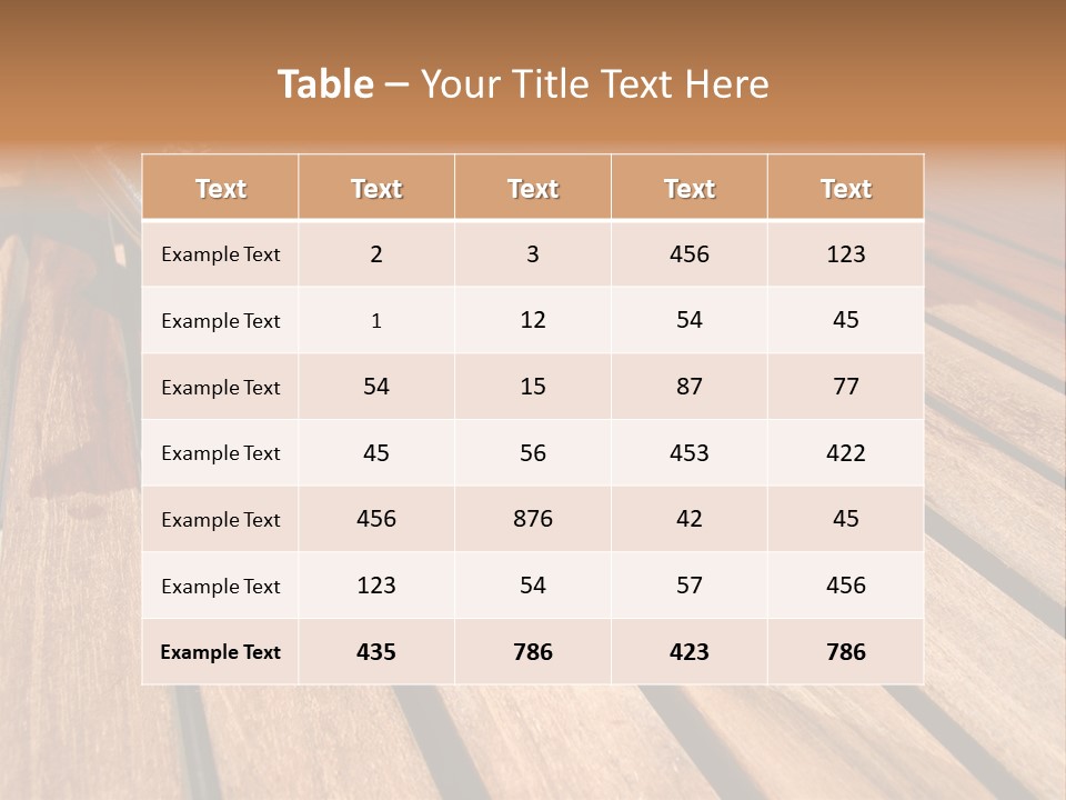 Painting Teak Furniture PowerPoint Template