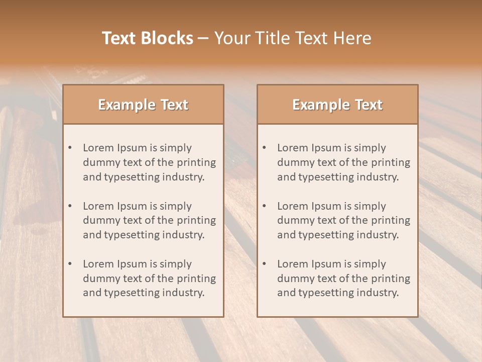 Painting Teak Furniture PowerPoint Template