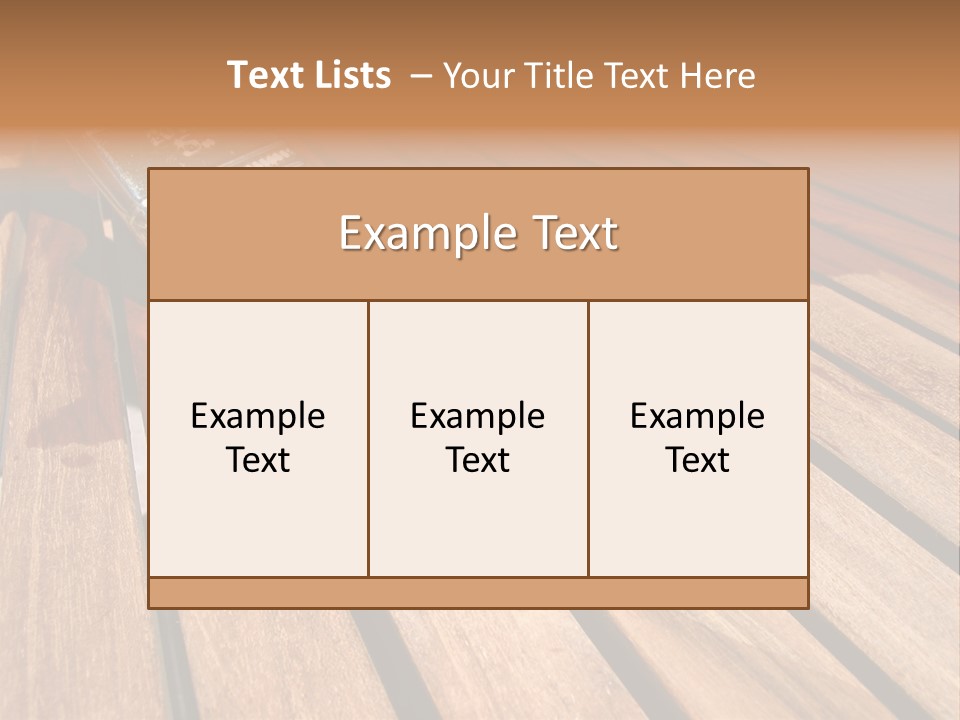 Painting Teak Furniture PowerPoint Template