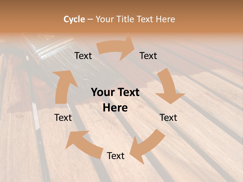Painting Teak Furniture PowerPoint Template