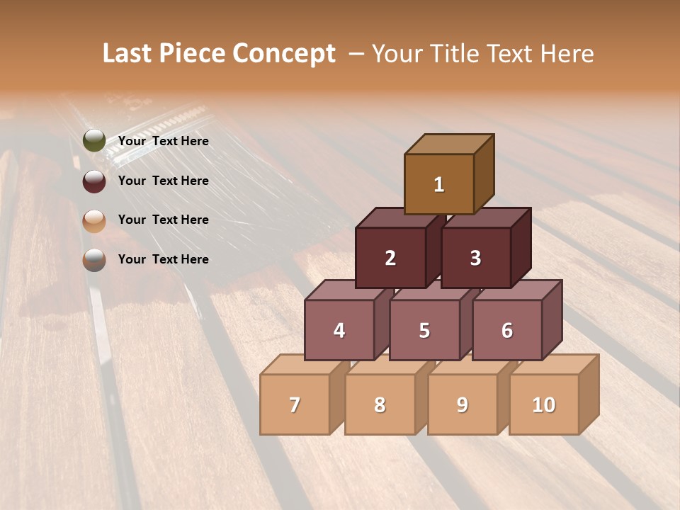 Painting Teak Furniture PowerPoint Template