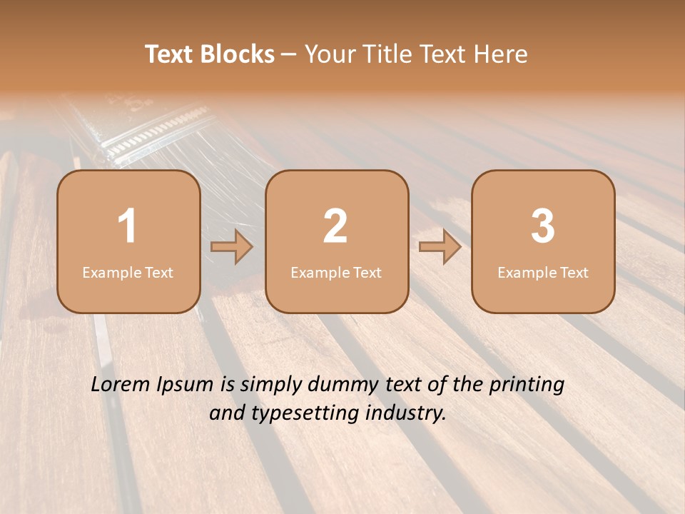 Painting Teak Furniture PowerPoint Template