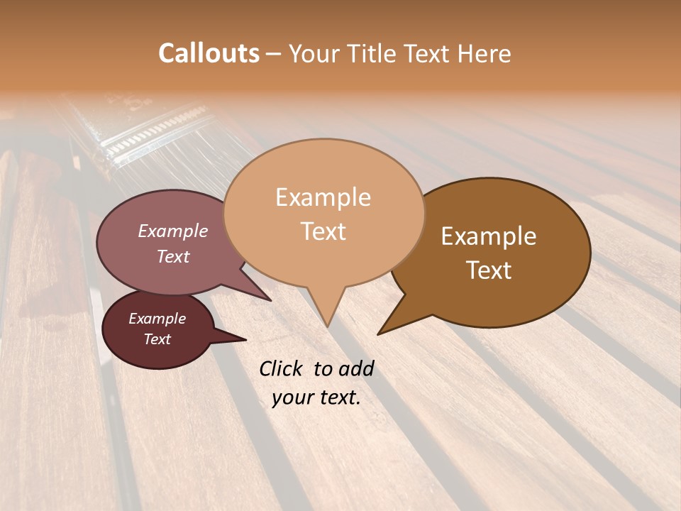 Painting Teak Furniture PowerPoint Template