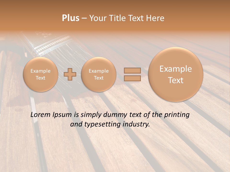 Painting Teak Furniture PowerPoint Template