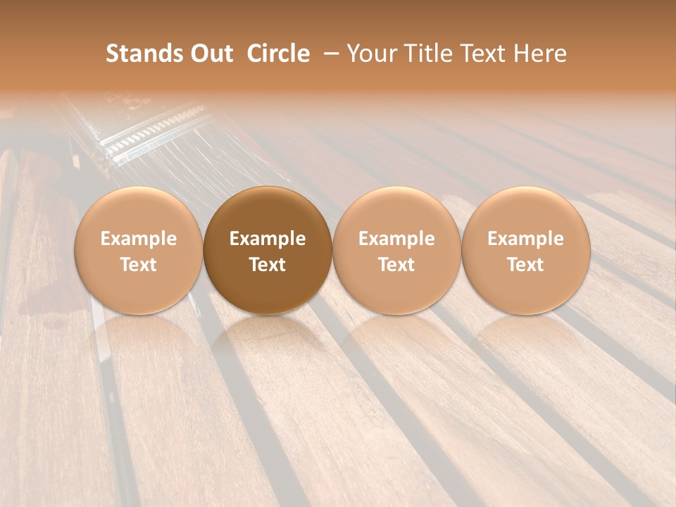 Painting Teak Furniture PowerPoint Template