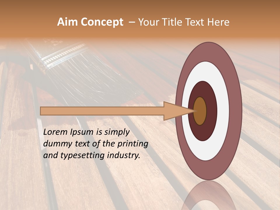 Painting Teak Furniture PowerPoint Template