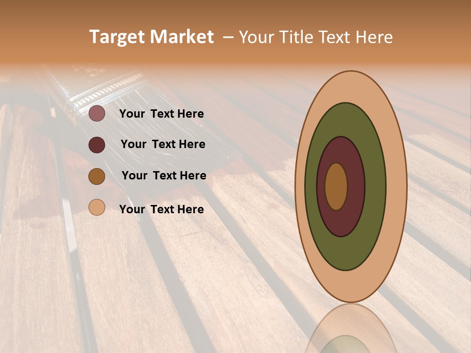 Painting Teak Furniture PowerPoint Template