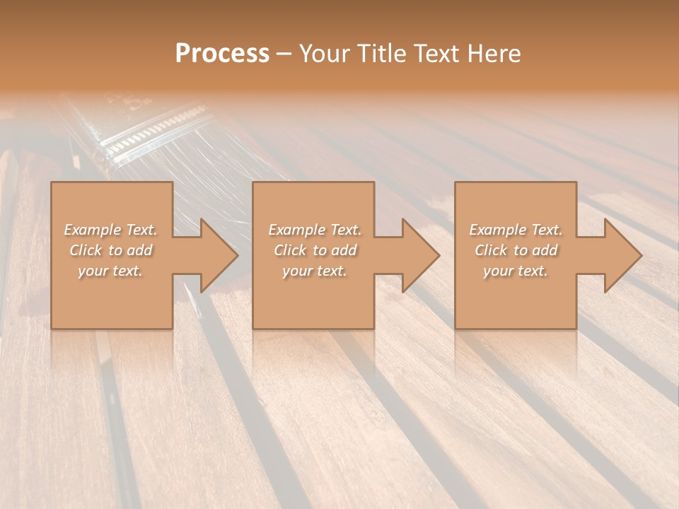 Painting Teak Furniture PowerPoint Template