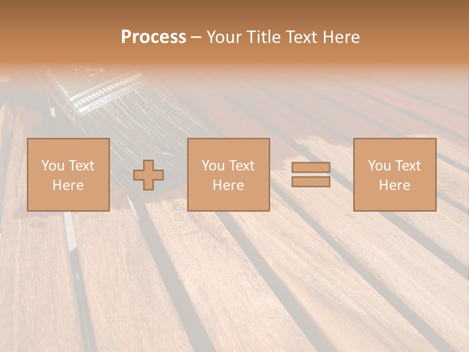 Painting Teak Furniture PowerPoint Template